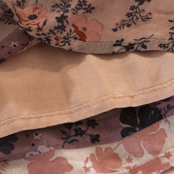 Paper Crane Choker Double Tie Sleeve Blouse Medium - Picture 7 of 8